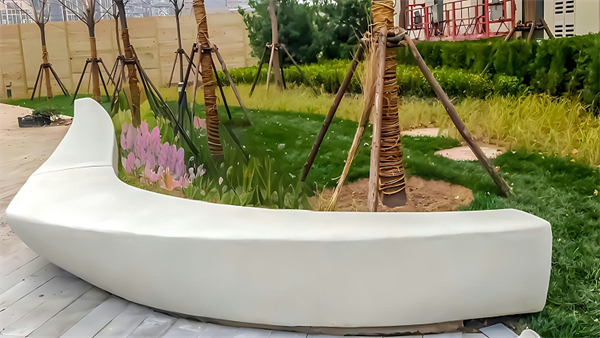 園林美景新選擇：藝科石坐凳，省時省力又省錢